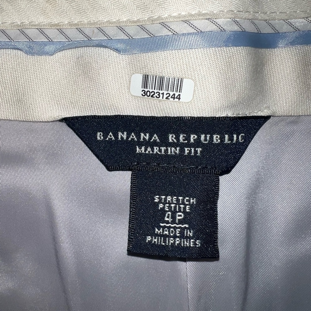 Women’s Banana Republic size 4 P Charcoal Dress Pants - Picture 6 of 10